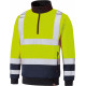 Dickies HI-VIS sweatshirt with trucker neck