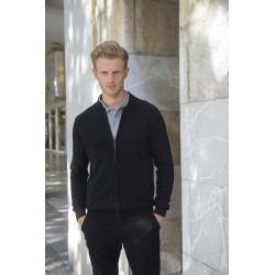 Henbury Cardigan Col Bomber