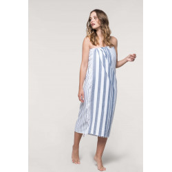 Kariban Fouta ray�e avec franges