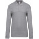Kariban Polo piqu� manches longues homme