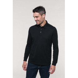 Kariban Polo jersey manches longues homme