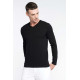 Kariban Men´s long-sleeved V-neck T-shirt