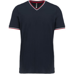 Kariban T-shirt maille piqu�e col V homme