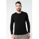 Kariban Men´s organic cotton crew neck long-sleeved T-shirt
