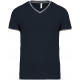 Kariban Men´s piqu� knit V-neck T-shirt