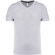 Kariban Men´s piqu� knit V-neck T-shirt