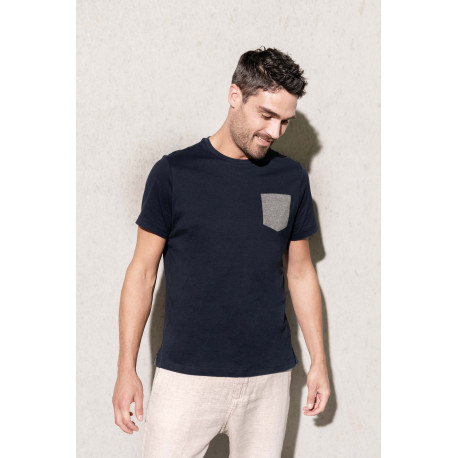 Kariban Organic cotton T-shirt with pocket detail