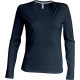 Kariban Ladies´ long-sleeved V-neck T-shirt