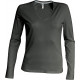 Kariban Ladies´ long-sleeved V-neck T-shirt