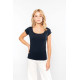Kariban T-shirt col bateau manches courtes femme