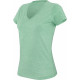 Kariban Ladies´ V-neck short-sleeved melange T-shirt