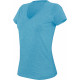 Kariban Ladies´ V-neck short-sleeved melange T-shirt