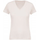 Kariban T-shirt coton bio col V femme