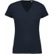 Kariban Ladies� organic cotton V-neck T-shirt