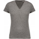 Kariban Ladies� organic cotton V-neck T-shirt