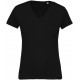 Kariban Ladies� organic cotton V-neck T-shirt
