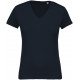Kariban Ladies� organic cotton V-neck T-shirt