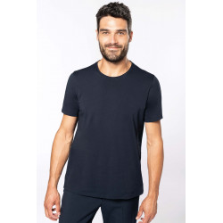 Kariban T-shirt bio col � bords francs manches courtes homme