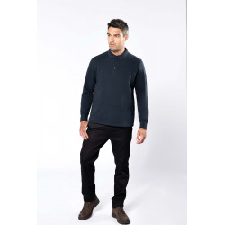 Kariban Sweat-shirt col polo