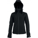 Kariban Ladies´ detachable hooded softshell jacket