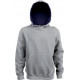 Kariban Kids´ contrast hooded sweatshirt