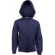 Kariban Kids´ full zip hooded sweatshirt
