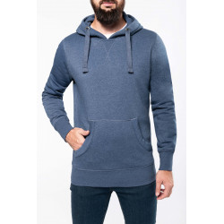 Kariban Men´s melange hooded sweatshirt
