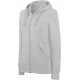 Kariban Ladies´ full zip hooded sweatshirt