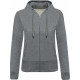 Kariban Sweat-shirt BIO zipp� capuche femme