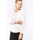 Kariban Blouse cr�pe manches longues femme