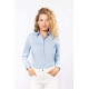 Kariban Chemise popeline manches longues femme