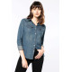 Kariban CHEMISE DENIM MANCHES LONGUES FEMME