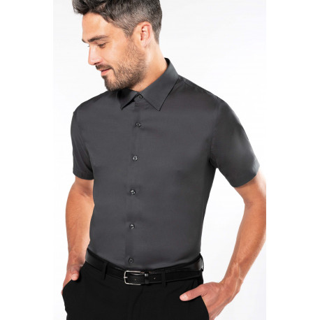 Kariban Men´s fitted short-sleeved non-iron shirt