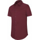 Kariban Cotton/elastane short-sleeved shirt
