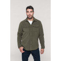 Kariban Sherpa-lined fleece overshirt