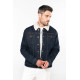 Kariban Men�s sherpa-lined denim jacket