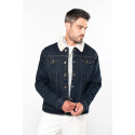 Kariban Men�s sherpa-lined denim jacket