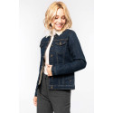 Kariban Ladies� sherpa-lined denim jacket