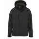Kariban Men´s hooded softshell lined parka