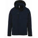 Kariban Men´s hooded softshell lined parka