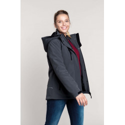 Kariban Parka softshell doubl�e capuche femme