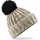 Beechfield Bonnet � pompon en maille torsad�e