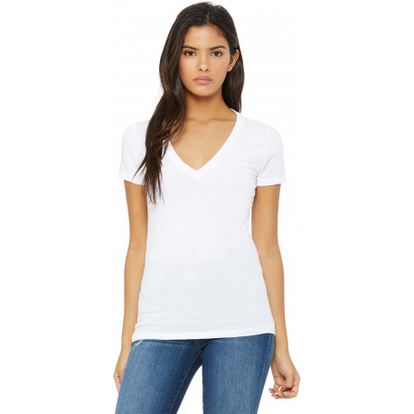 Bella + Canvas Ladies´ Deep V-neck T-shirt