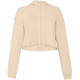 Bella + Canvas Sweat-shirt crop � capuche femme