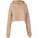 Bella + Canvas Sweat-shirt crop � capuche femme