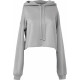 Bella + Canvas Sweat-shirt crop � capuche femme
