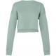 Bella + Canvas Sweat-shirt crop femme