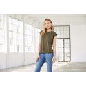 Bella + Canvas Ladies´ flowy rolled-cuff T-shirt