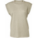 Bella + Canvas Ladies´ flowy rolled-cuff T-shirt