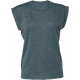 Bella + Canvas Ladies´ flowy rolled-cuff T-shirt
